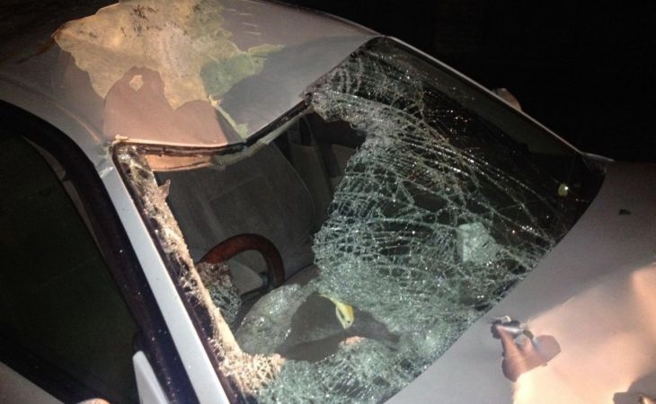 Шокирующие снимки автомобиля, сбившего насмерть двух человек в Барнауле. Строго 18+
