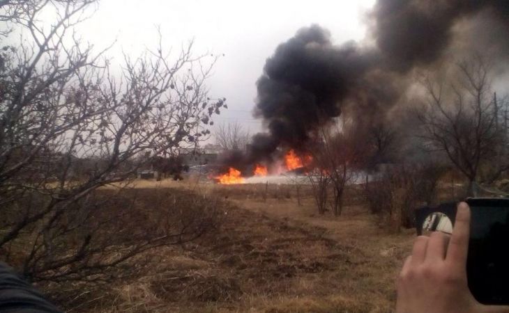 Штурмовик Су-25 упал в огород в Приморье - фото