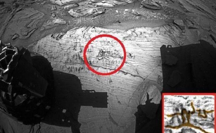 На Марсе обнаружили наскальные рисунки - фото
