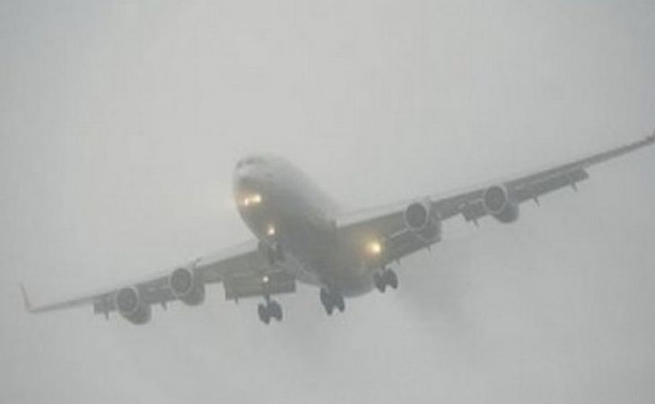 Из-за тумана самолеты не могут приземлиться в барнаульском аэропорту