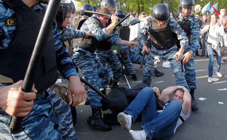 В Подмосковье прошли учения по разгону антиправительственных демонстраций