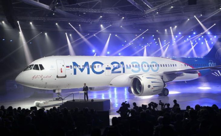 Презентация новейшего российского пассажирского самолета МС-21 прошла в Иркутске