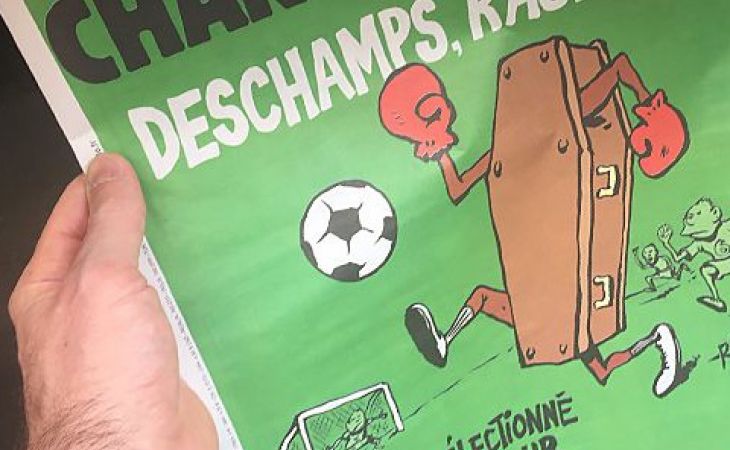 Charlie Hebdo опубликовал серию карикатур на Евро-2016