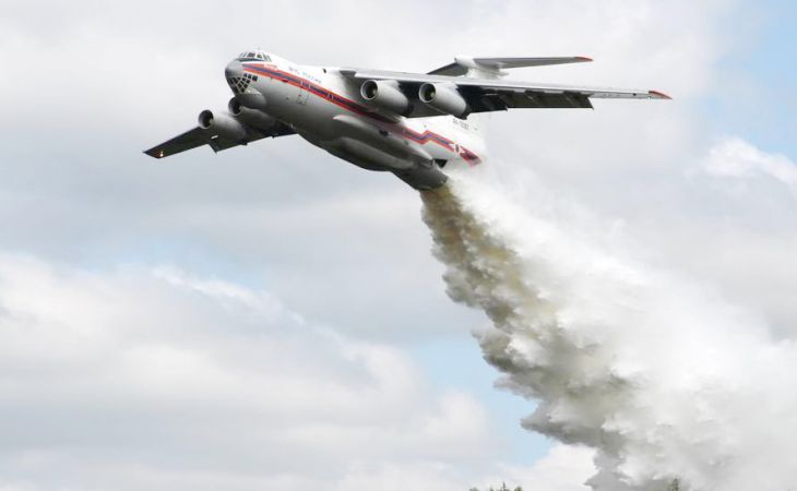 Самолет Ил-76 пропал в Сибири при тушении лесных пожаров