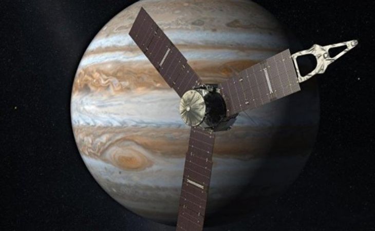 NASA опубликовало первое видео зонда Juno с планеты Юпитер