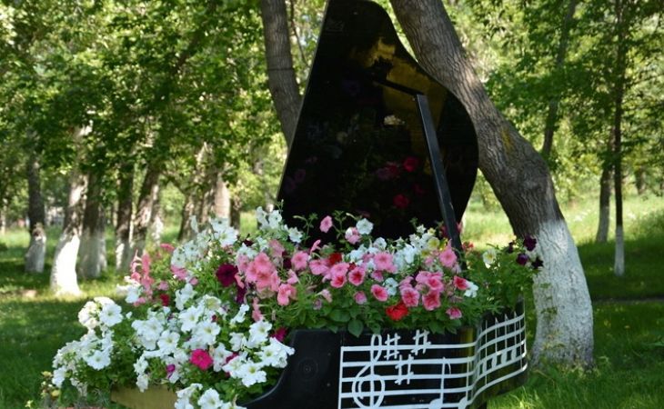 В Барнауле ко Дню города "расцвел" рояль - фото