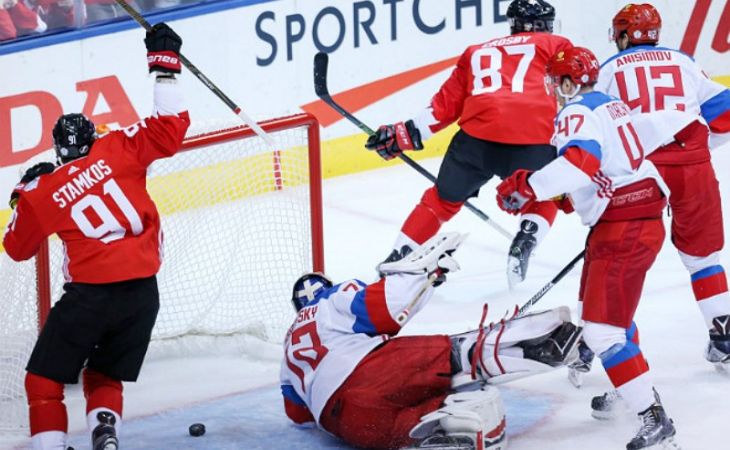 Канада обыграла Россию в полуфинале Кубка мира по хоккею