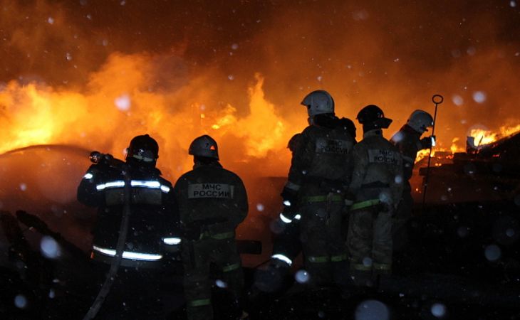 Фоторепортаж с тушения крупнейшего пожара в Павловском районе