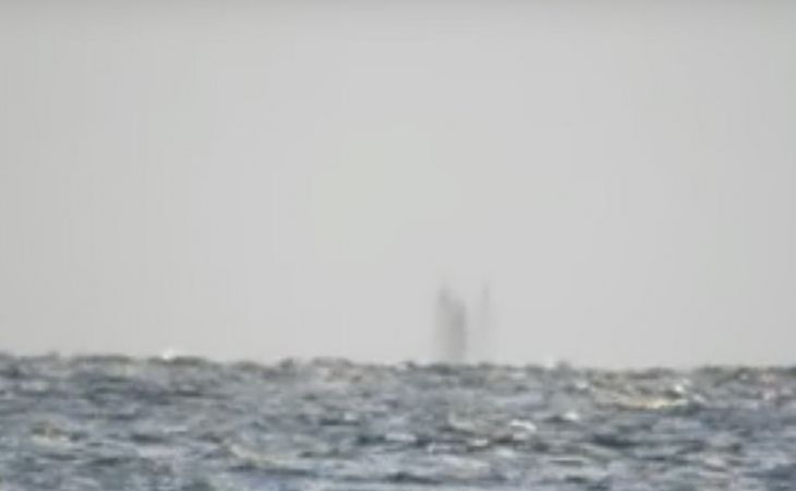 В Штатах турист заснял на видео "корабль-призрак"