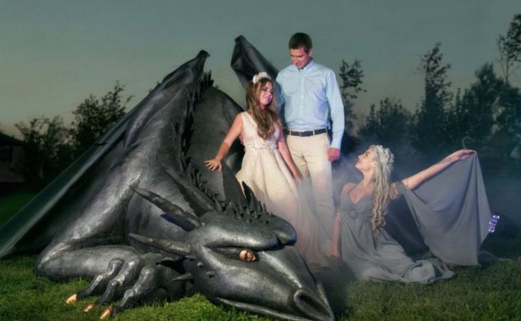 Свадьбу в стиле "Игры престолов" сыграли в Барнауле