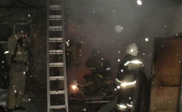 В результате пожара на радиозаводе в Барнауле никто не пострадал