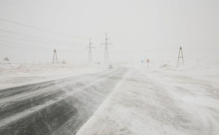Сильные снегопады, метели и ветер ожидаются в четверг в Алтайском крае