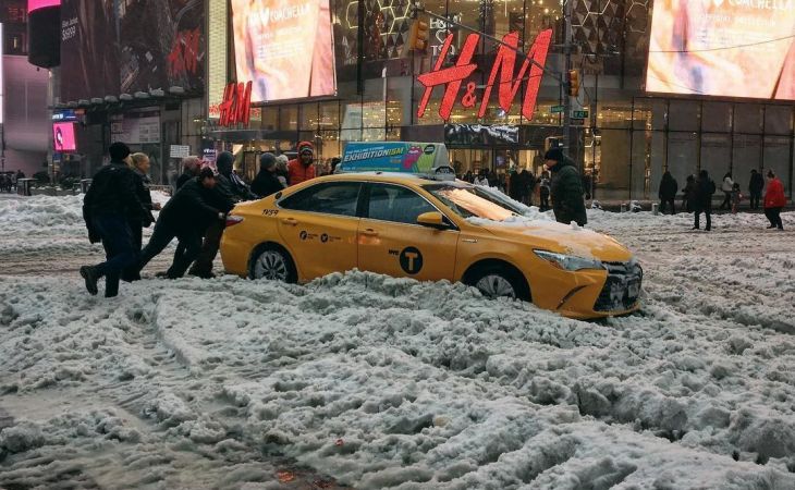 Четыре человека погибли в США из-за снежного шторма