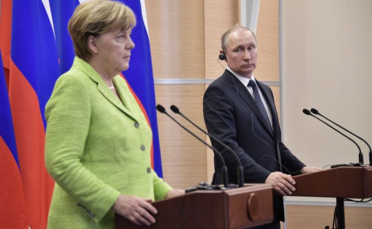 Встреча Путина и Меркель прошла в Сочи