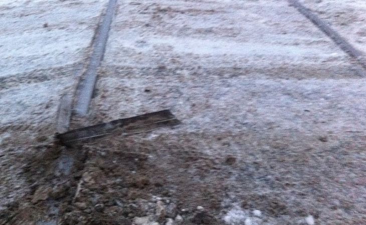 Утреннее ДТП повредило трамвайное сообщение в Барнауле