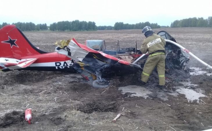 Самолет Як-52 разбился в Алтайском крае