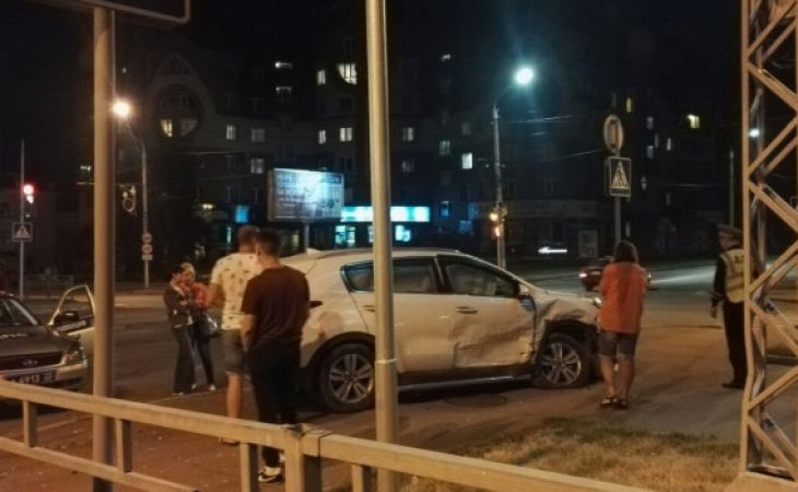 Серьезное ДТП произошло в центре Барнаула вечером 24 августа
