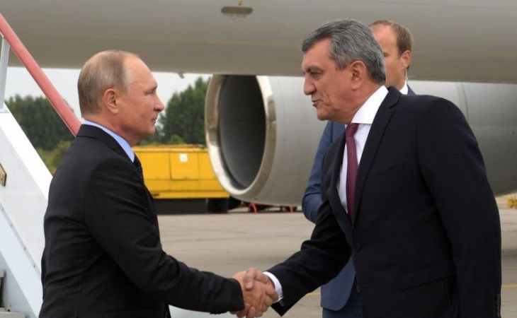 Владимир Путин прилетел в Новосибирск с рабочей поездкой