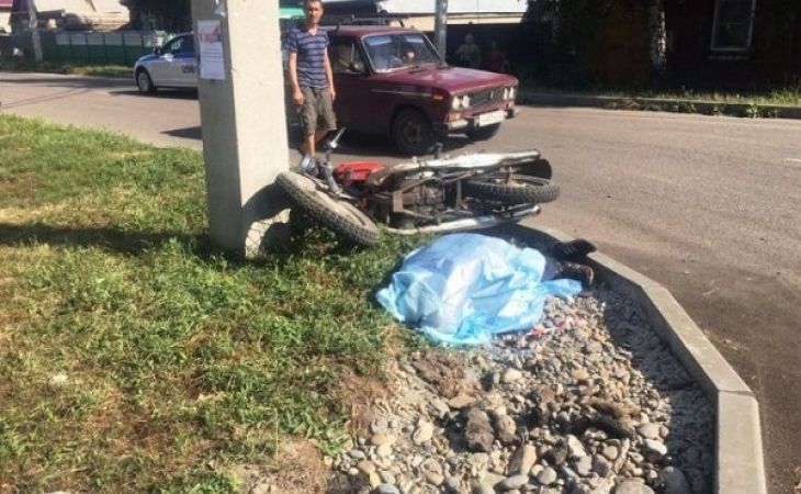 Мотоциклист разбился насмерть в Бийске