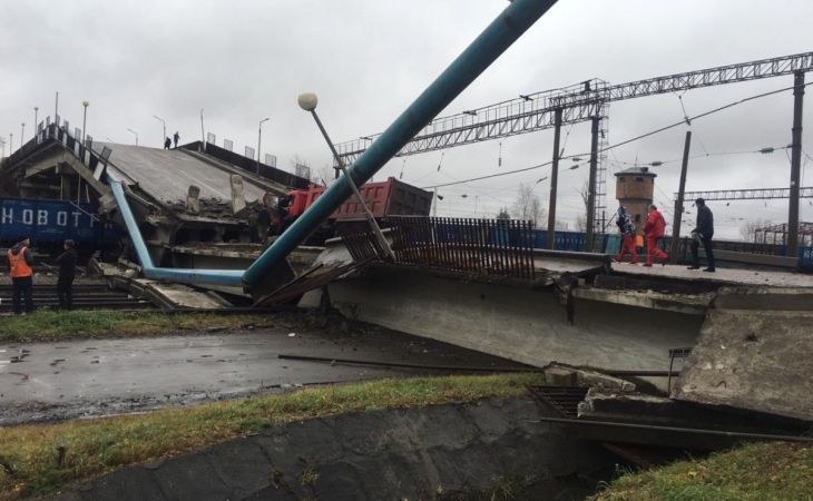 В Приамурье на главный путь Транссиба упал мост