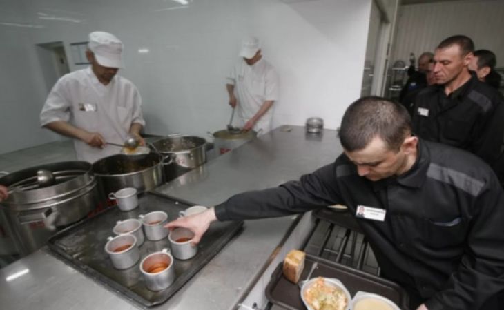 Российские заключенные едят на 72 рубля в день