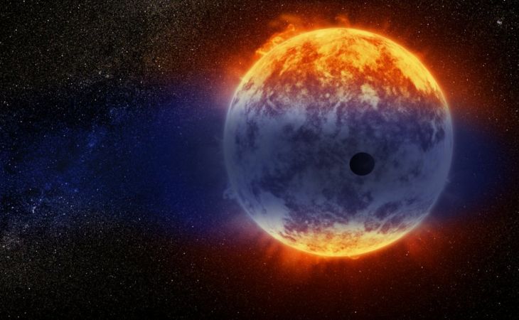 Ученые обнаружили планету, которая испаряется рекордными темпами
