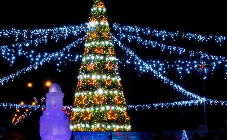 Пять новогодних площадок откроется 29 декабря в Барнауле