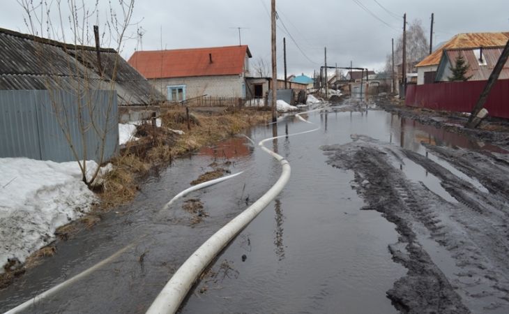 320 домов и восемь социальных объектов в Барнауле находятся под угрозой подтопления