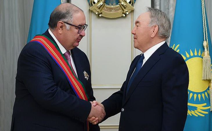 Первый президент Казахстана вручил Алишеру Усманову орден Дружбы