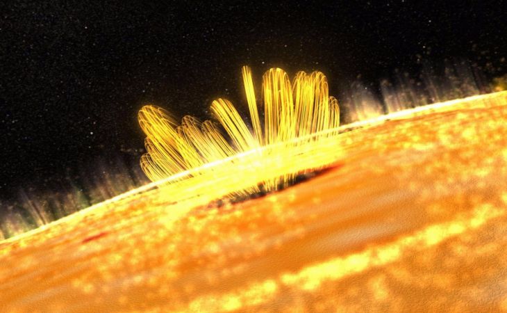 Ученые выяснили, для чего нужны плазменные "сосиски" на Солнце