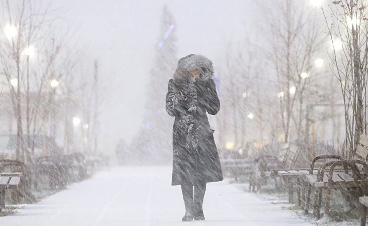 Потепление и снегопады с ветром пришли в Алтайский край