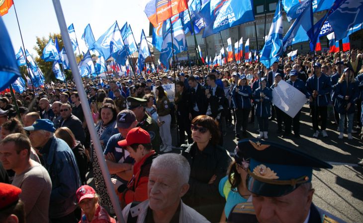 Митинг "Своих не бросаем!" в Барнауле, 23 сентября 2022 года