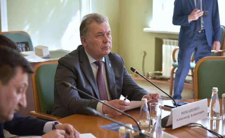 Александр Романенко на заседании аграрной комиссии Совета законодателей РФ