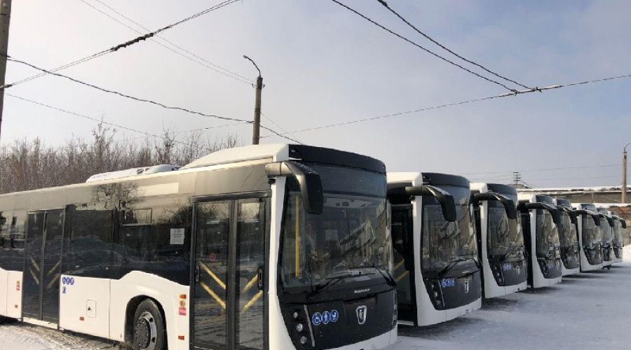 В Алтайский край поступила первая партия автобусов для Барнаула