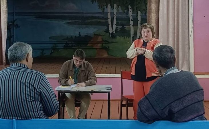 Евгения Боровикова на приеме в Панкрушихинском районе
