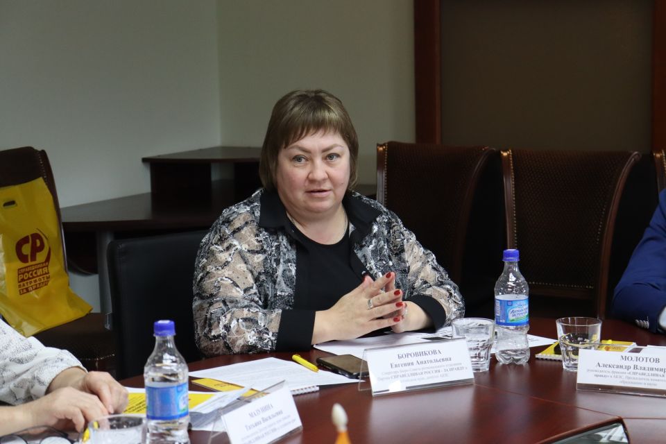 Евгения Боровикова. Пресс-конференция "Справедливой Россия - За правду"
