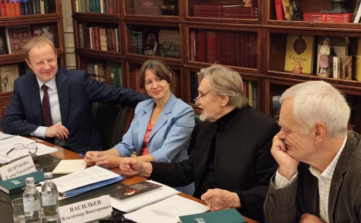 Виктор Томенко на заседании оргкомитета во главе с министром культуры России Ольгой Борисовной Любимовой