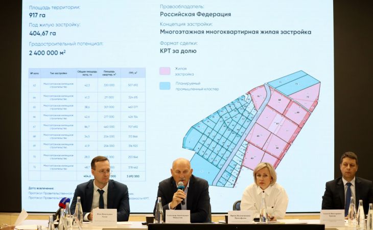 Круглый стол "Перспективы комплексного освоения территорий в Барнауле на землях, выставленных на аукционах "Дом.рф"