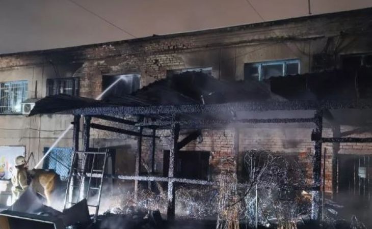 Пожар в административно-офисном здании