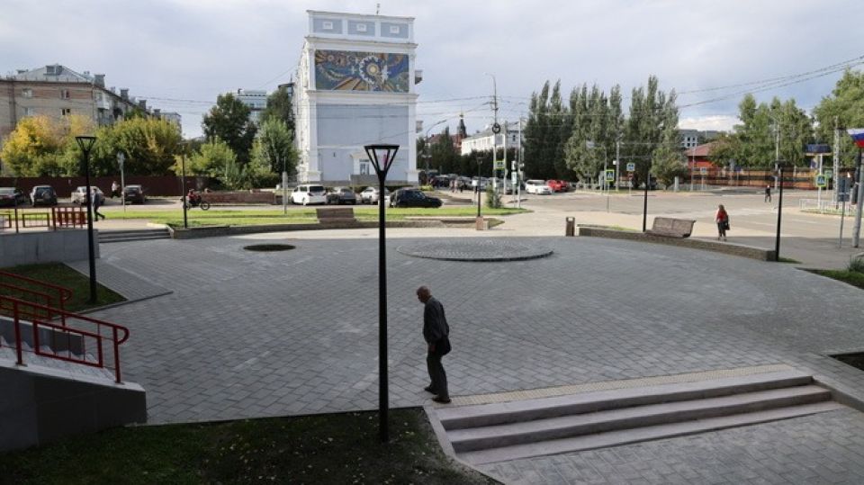 Площадка, где установят памятник Достоевскому