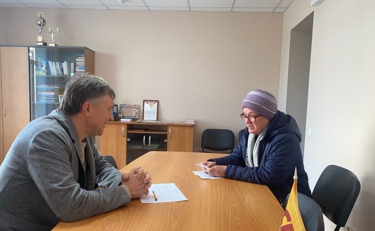 Прием Александра Терентьева в Барнауле