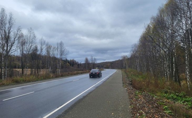 Федеральная трасса в Алтайском крае