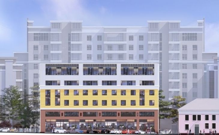 Визуализация проекта надстройки здания на пр. Социалистическом, 24