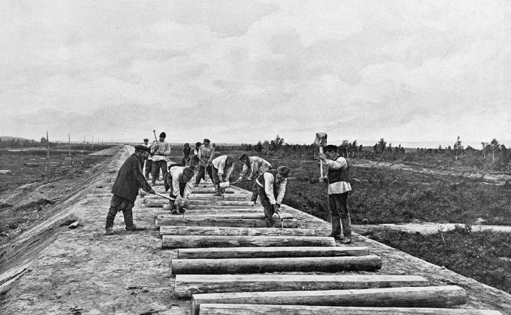 Зарубка шпал