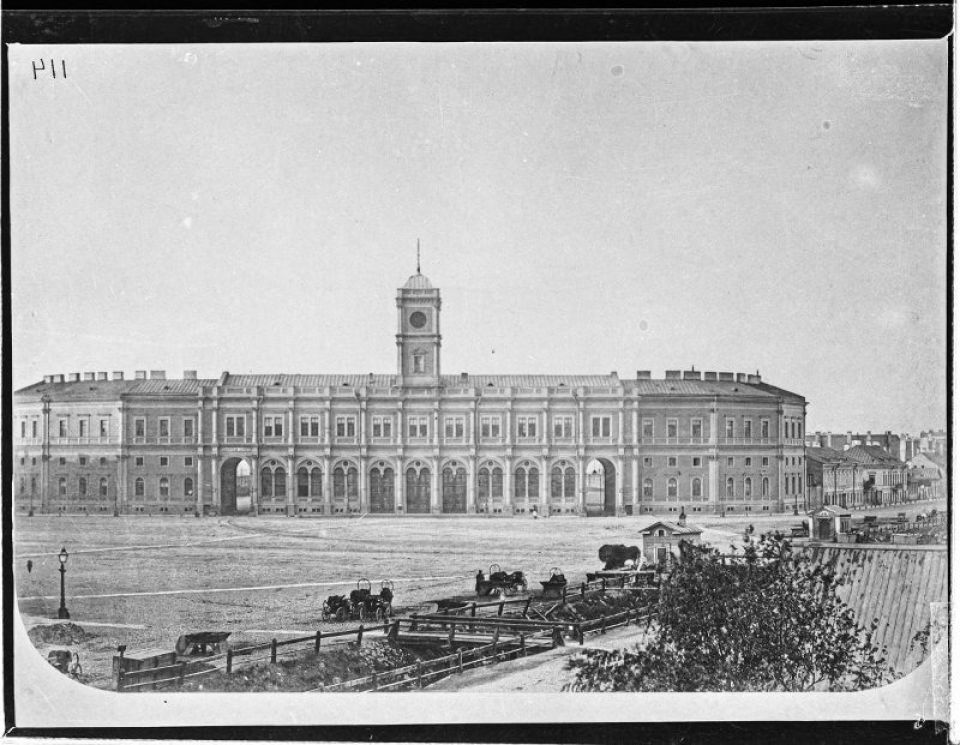 Здание вокзала Санкт-Петербурго-Московской ж.д. в Санкт-Петербурге. Период строительства: 1847–1851 годы