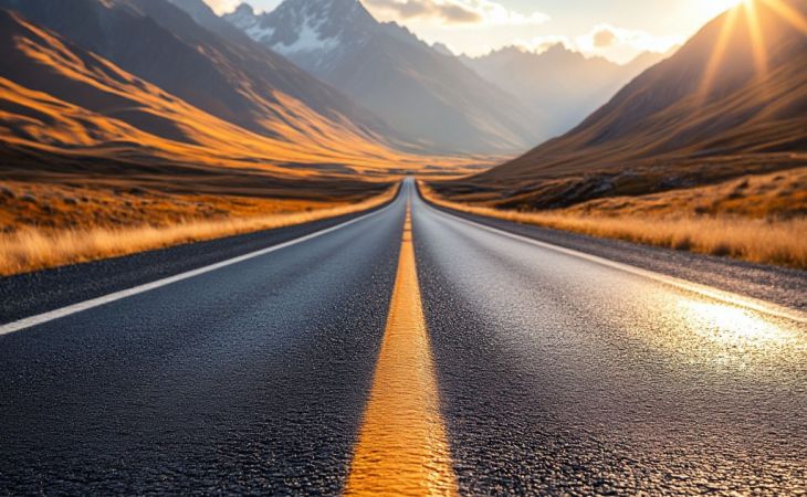 Отремонтированная дорога