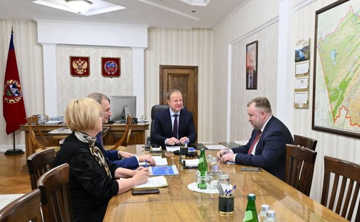 Встреча Губернатора Алтайского края с председателем краевого союза организаций профсоюзов