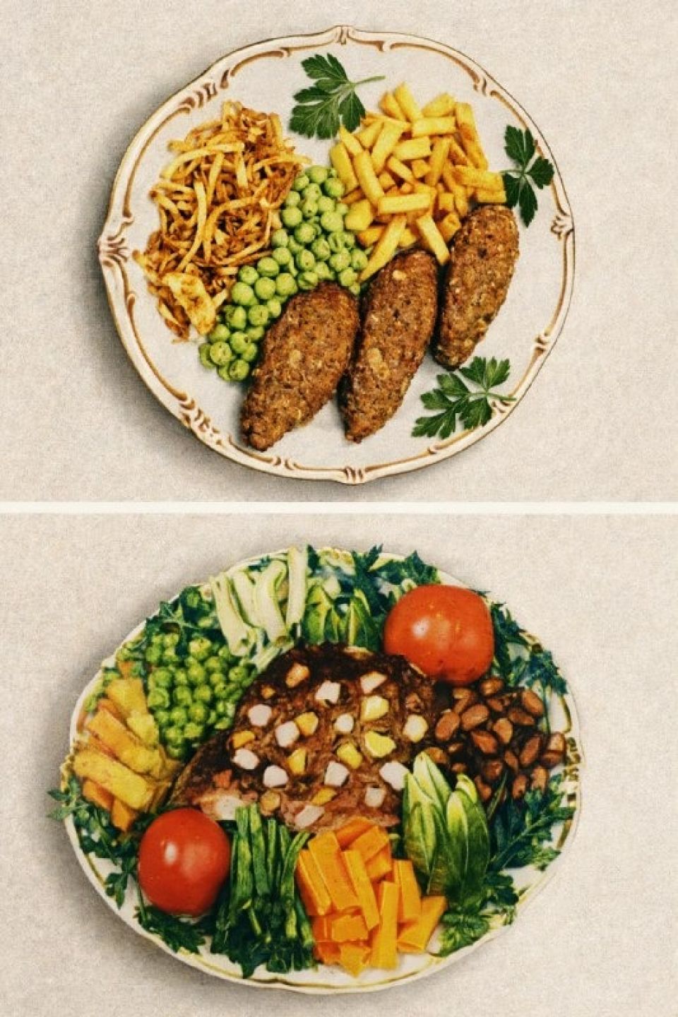 Иллюстрации из "Книги о вкусной и здоровой пище"