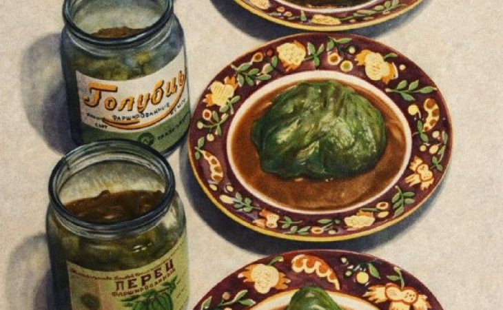 Иллюстрации из "Книги о вкусной и здоровой пище"