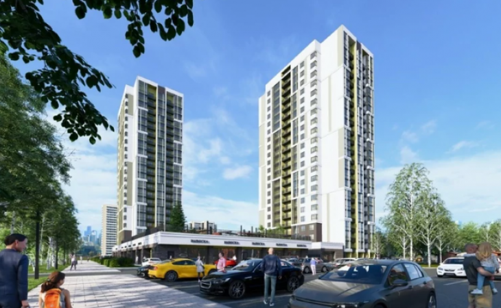 Проект ЖК на улице Малахова, 155